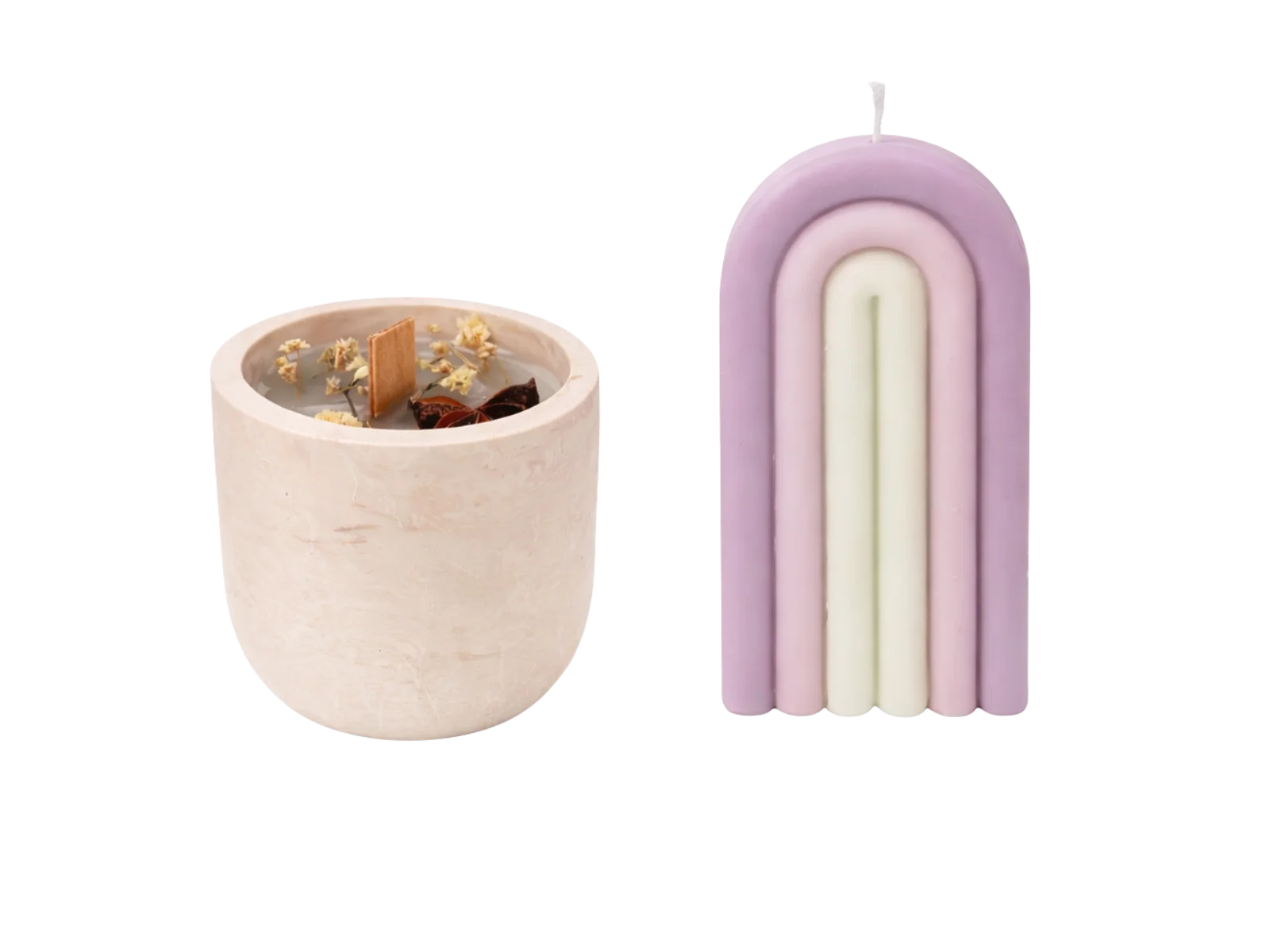 Velas Arcoíris y Tarro